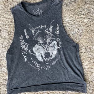 Chaser Tank with Metallic Wolf